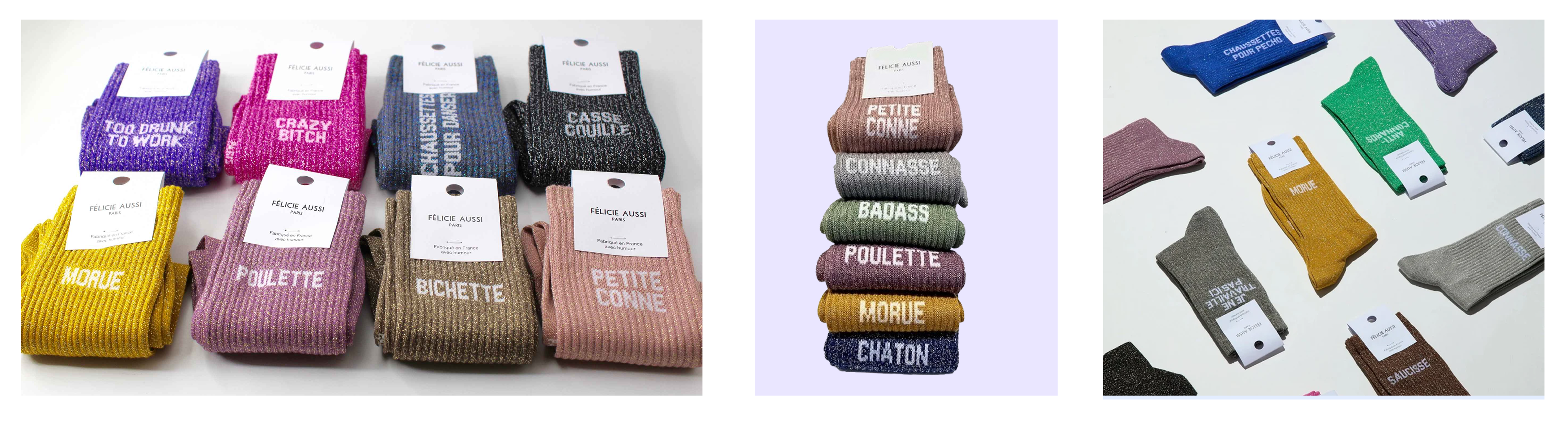 Chaussettes à paillettes