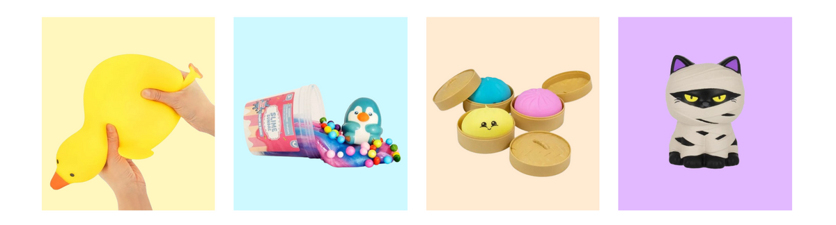 Jouets et balles anti-stress