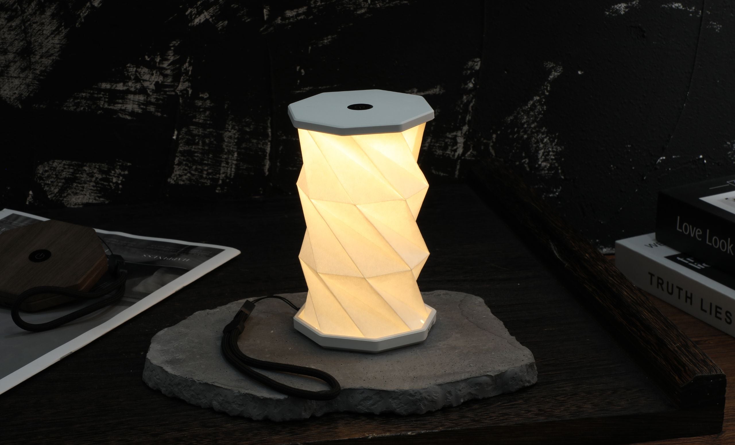 Mini lampe Hexagon Twist