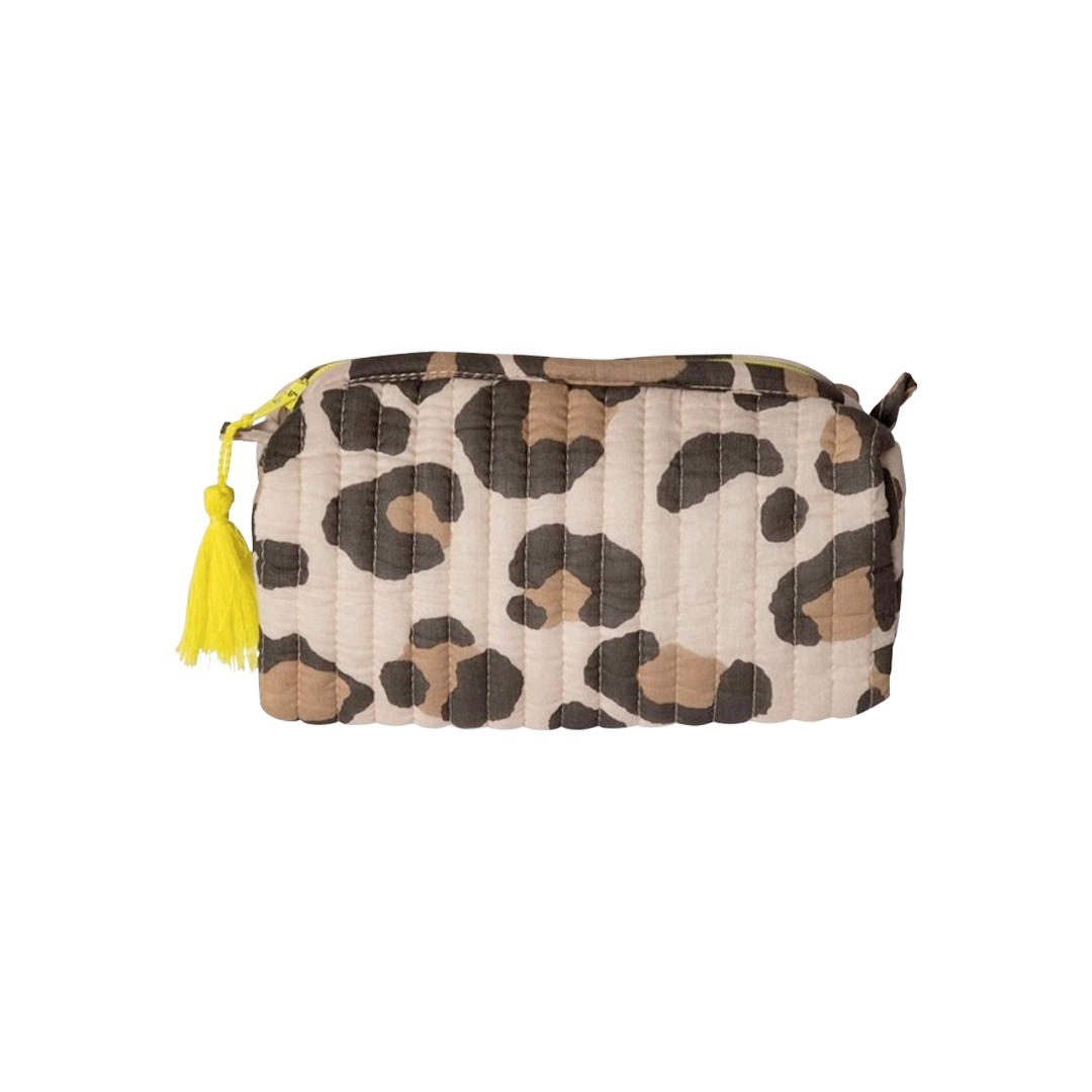 Trousse à Maquillage - Léopard marron small