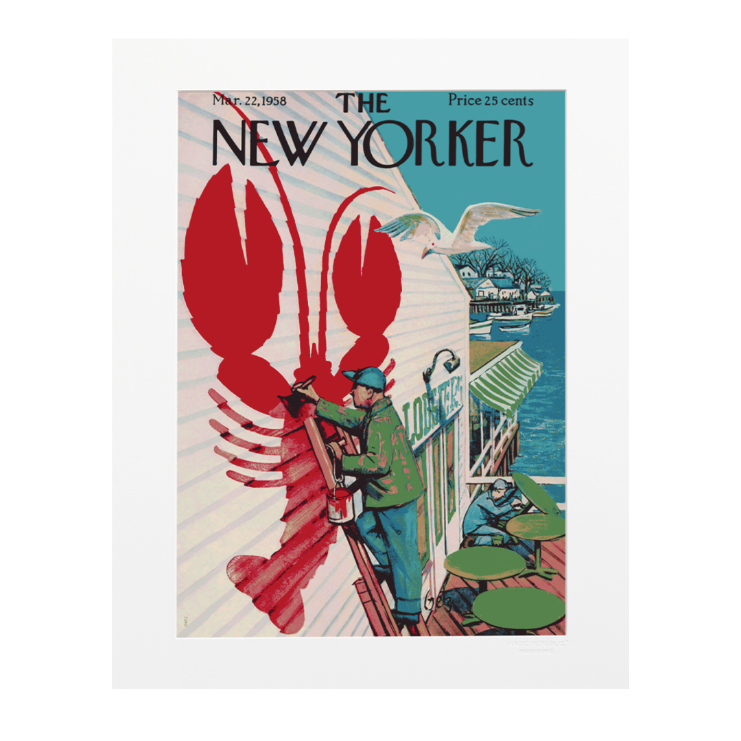 Affiche The Newyorker 126 - Getz Lobster