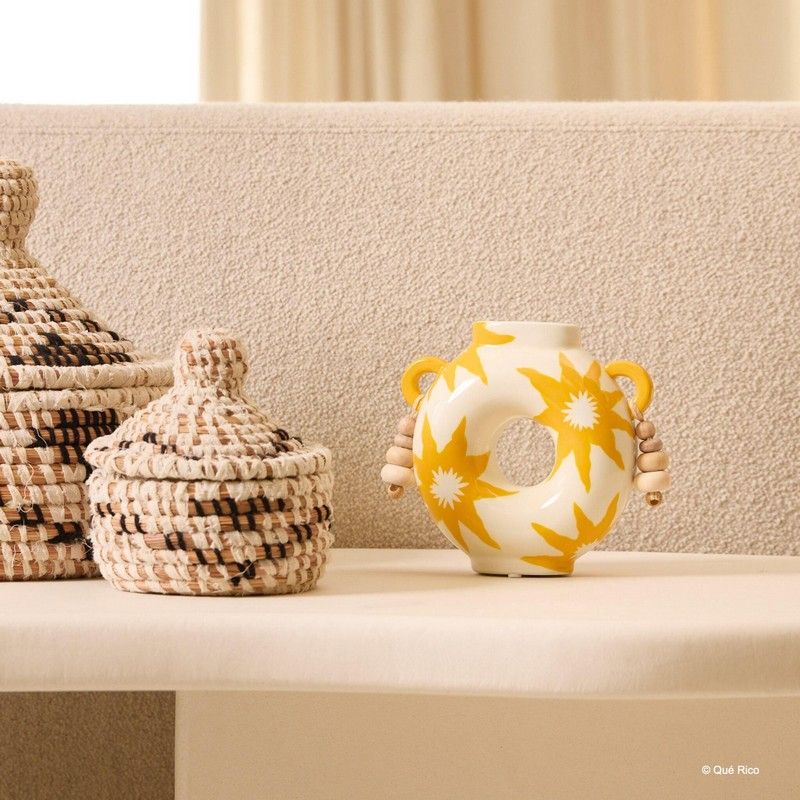 Vase Silvia h. 15.5 cm - golden glow