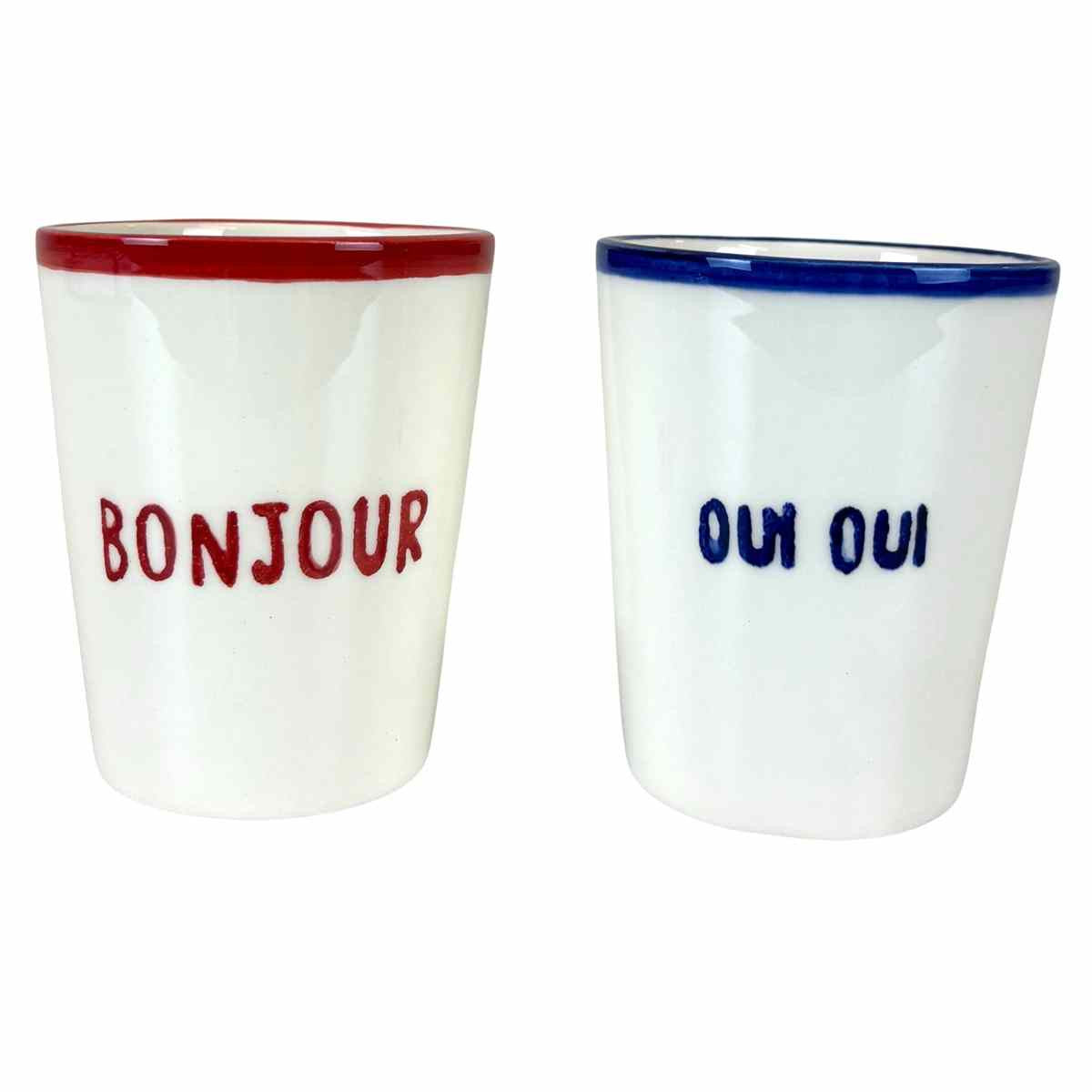 Tasse Espresso Oui Oui - bonjour