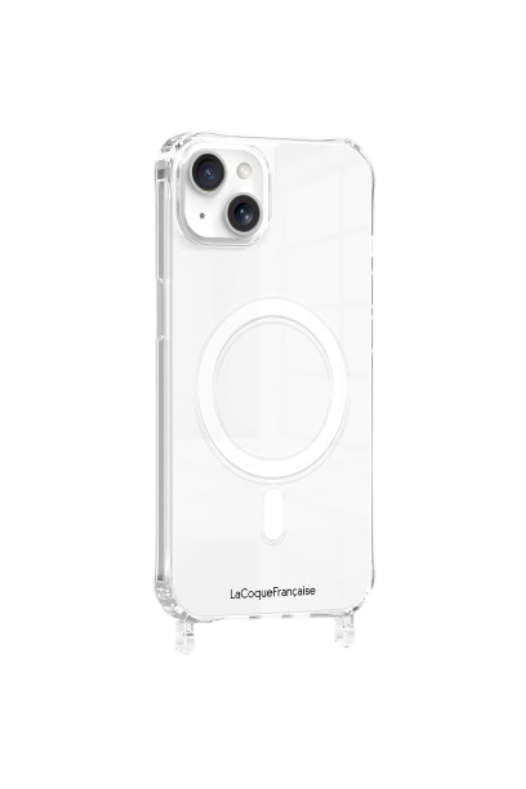 Coque anneaux transparente iPhone Magsafe