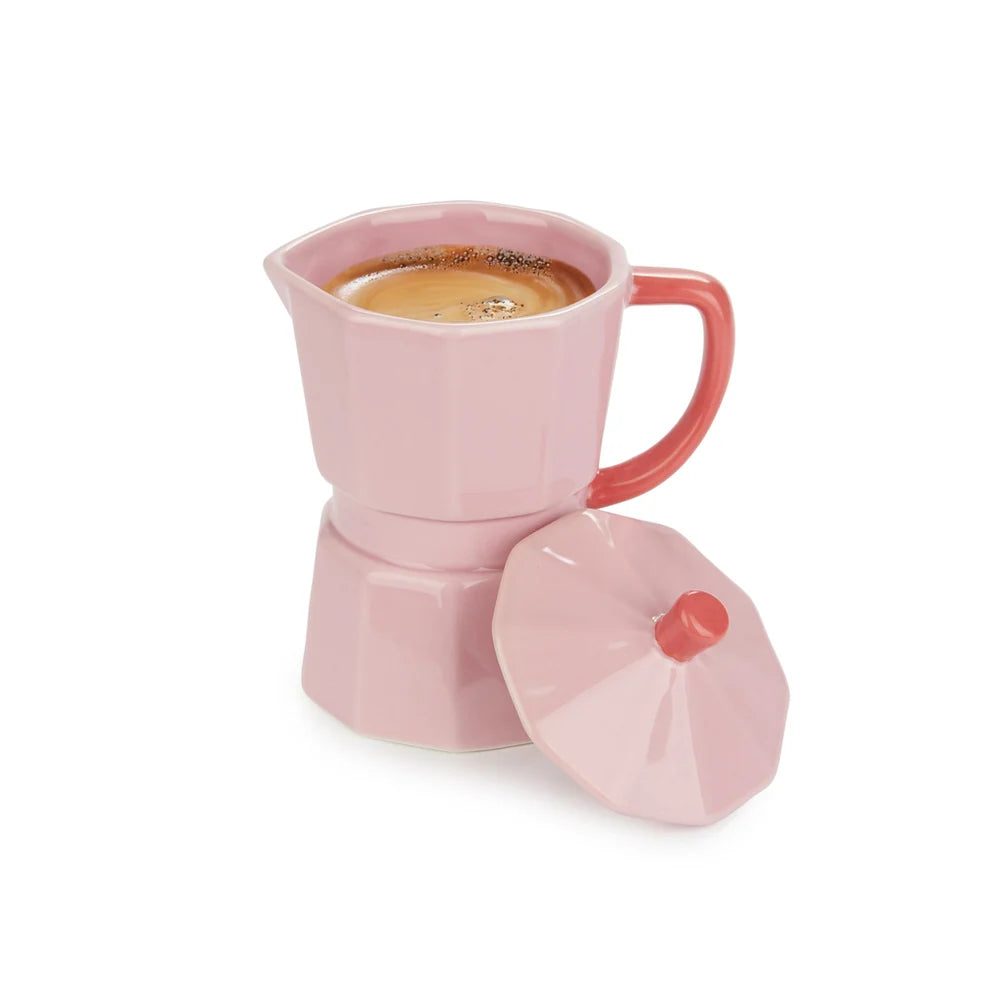 Mug moka avec couvercle