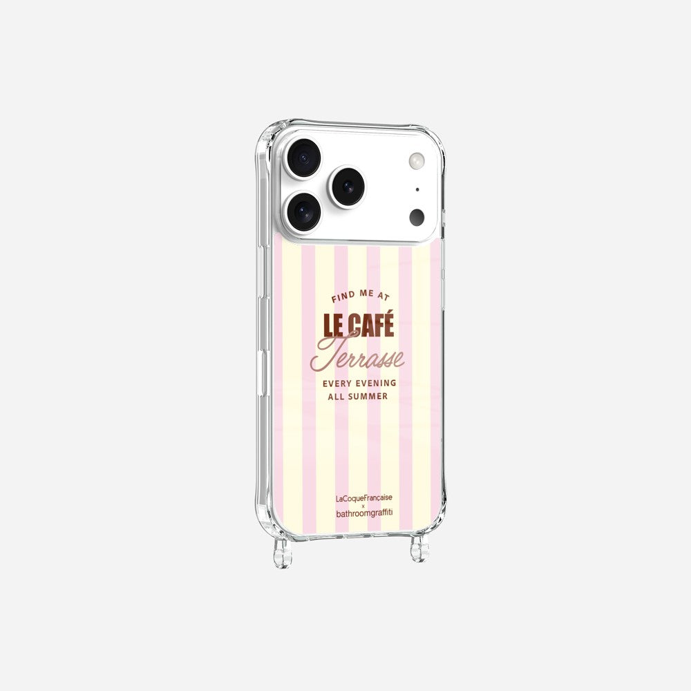 Coque Le Café Terasse La Coque Française x Bathroom Graffiti