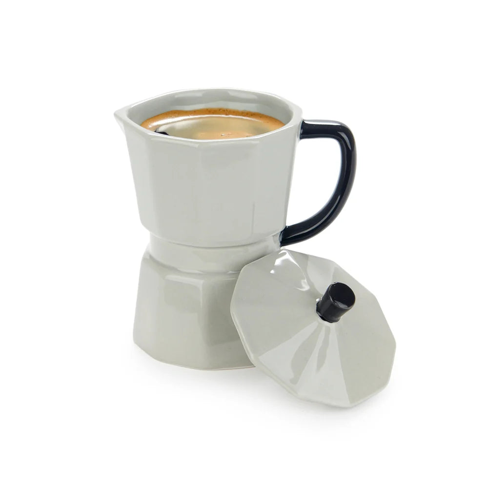 Mug moka avec couvercle