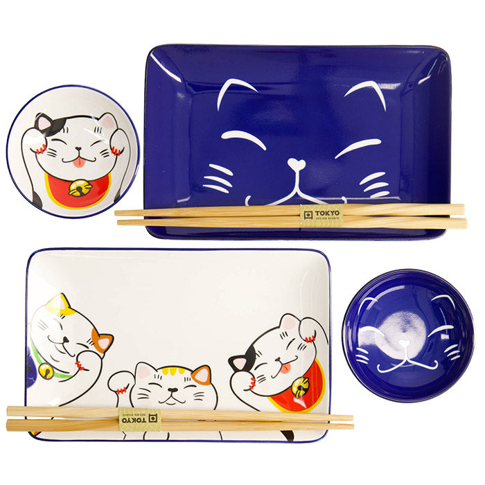 Coffret sushis - Kawaii Lucky Cat