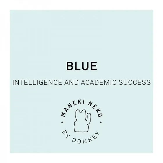 Lucky Cat - bleu