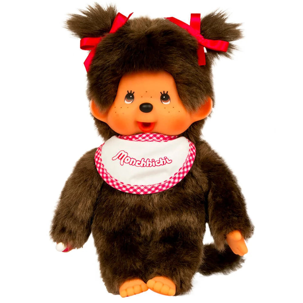 Peluche Monchhichi Girl White pink
