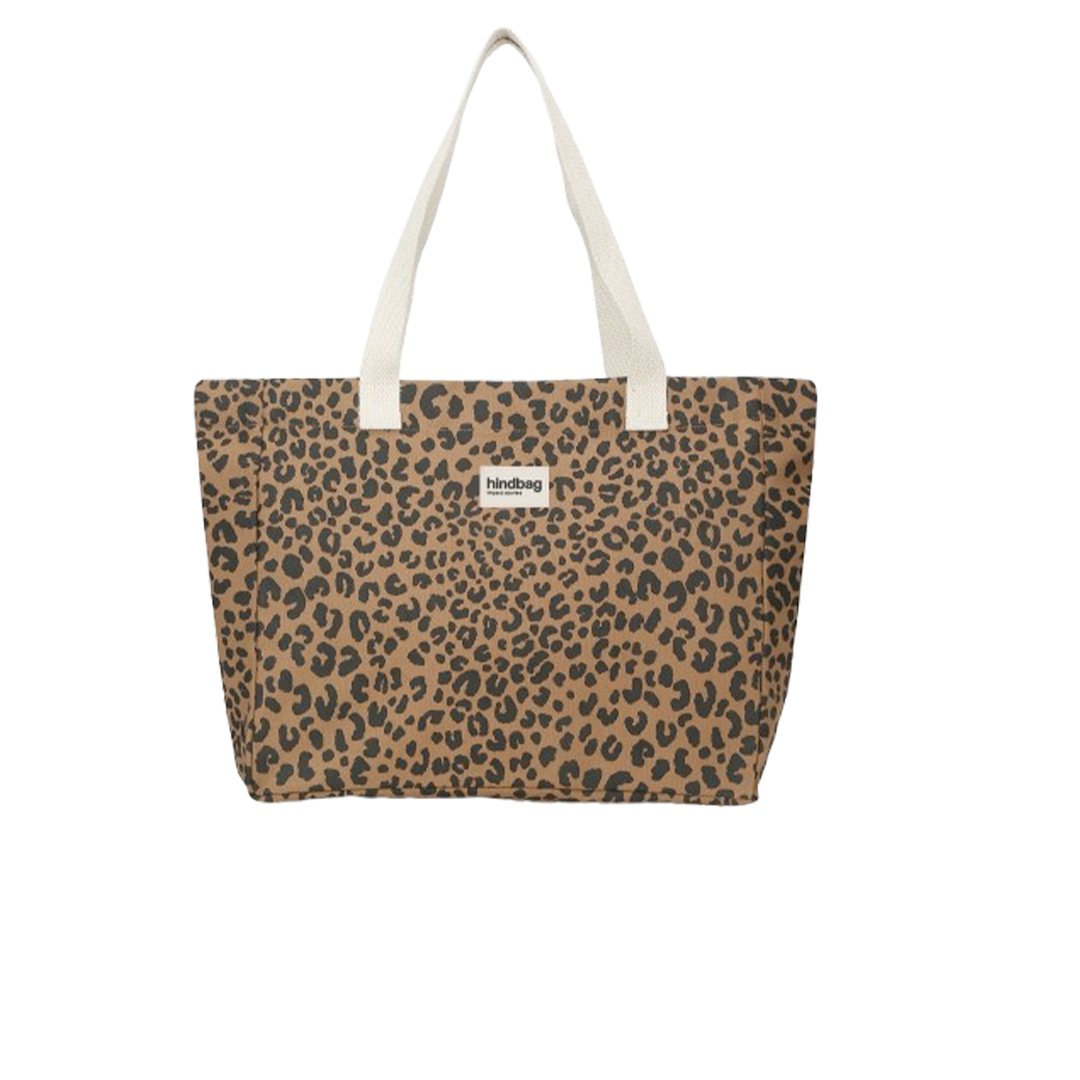 Sac Cabas Claude - Léopard cannelle