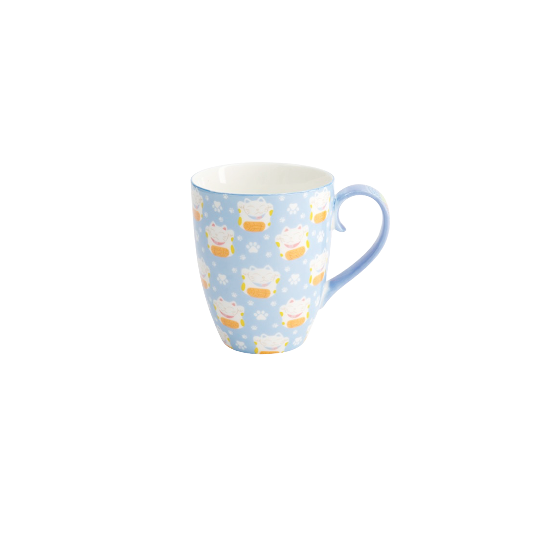 Mug Kawaii - Lucky Cat Blue