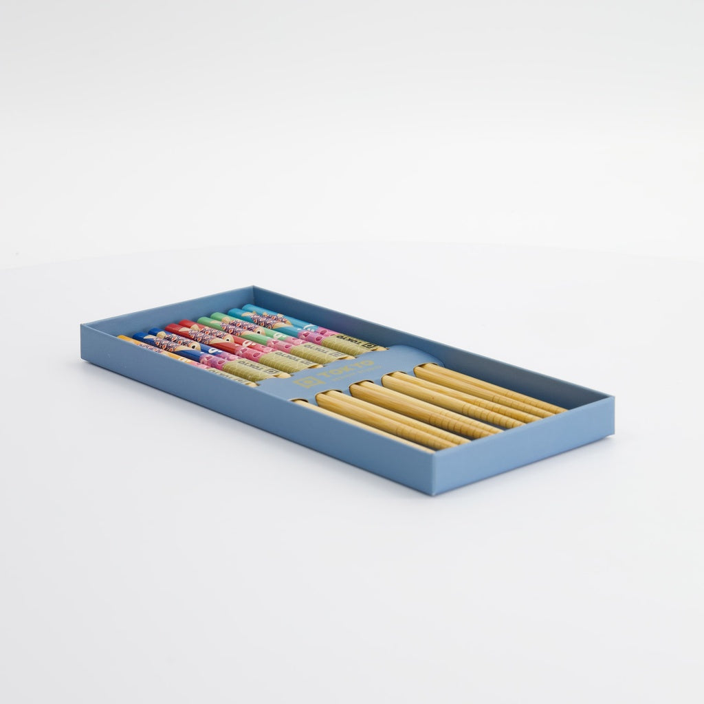 Coffret de 5 baguettes - Koinobori