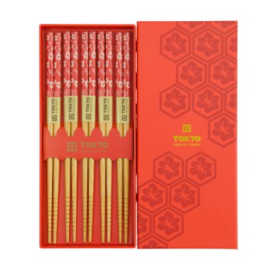 Coffret de 5 baguettes - Red leaf