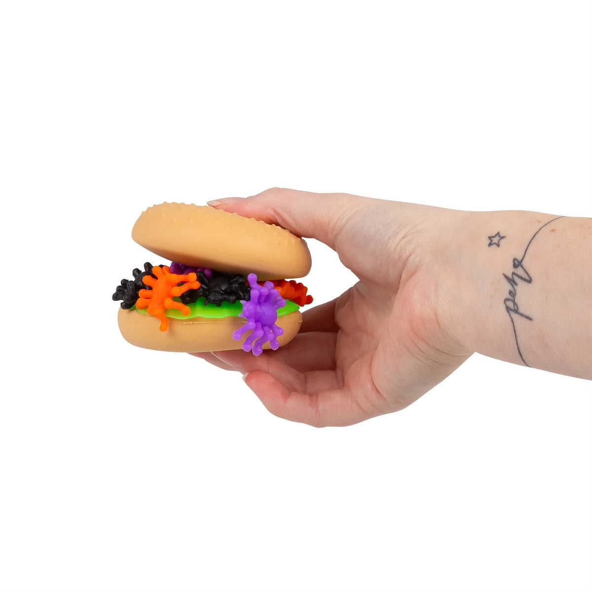 Jouet anti-stress - burger araignée