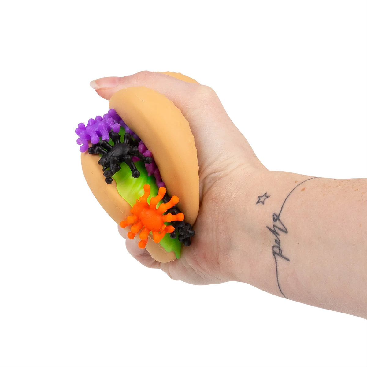Jouet anti-stress - burger araignée