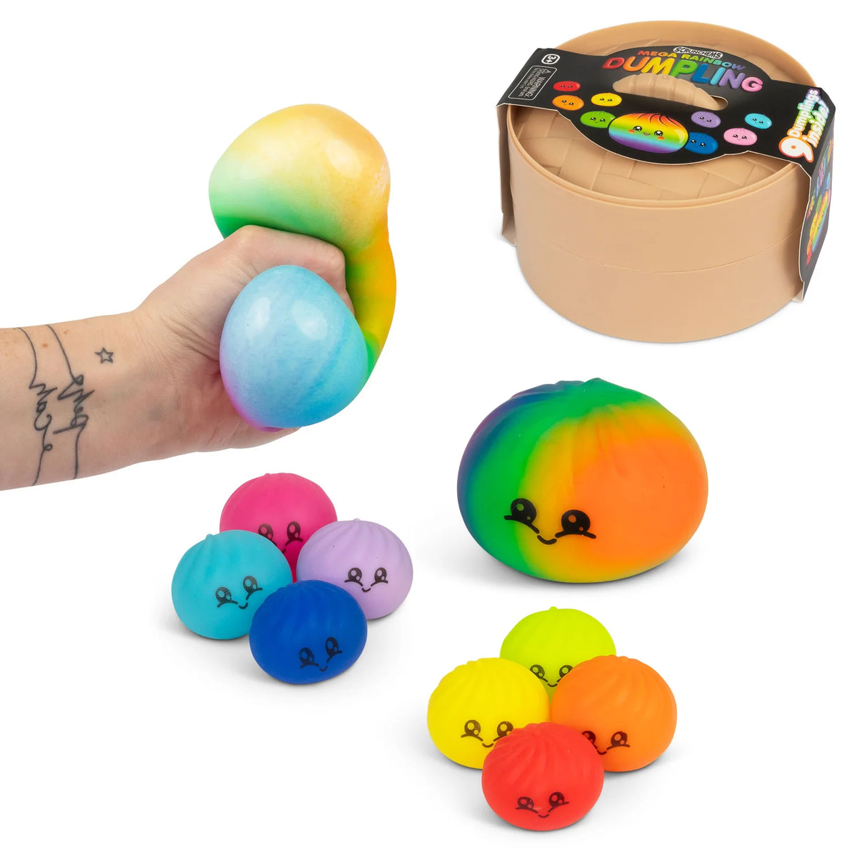Set 9 Baos arc-en-ciel