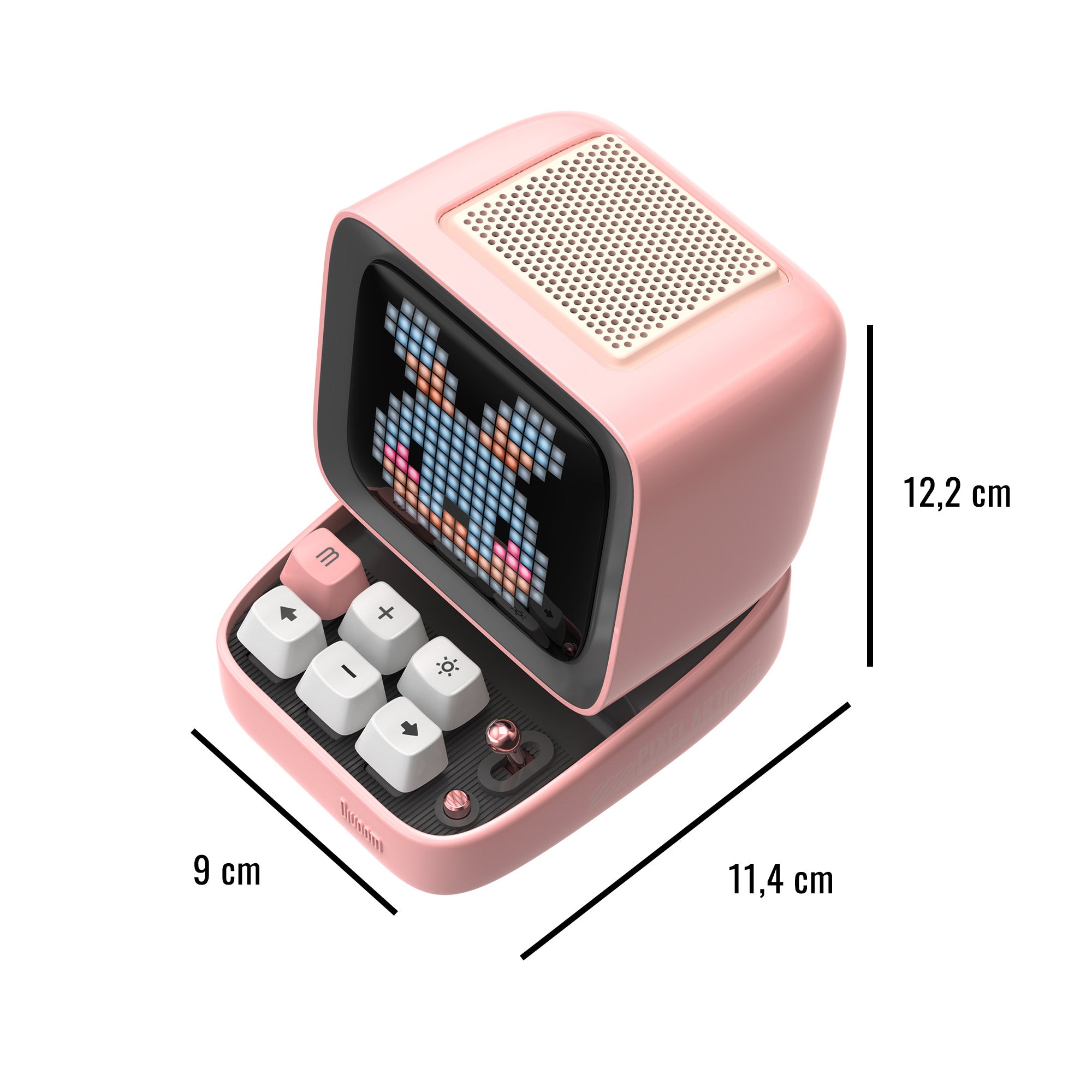 Enceinte + Micro Bluetooth avec Ecran - Ditoo Mic Rose