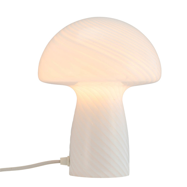 Lampe Champignon Jenny H.23 cm - blanc