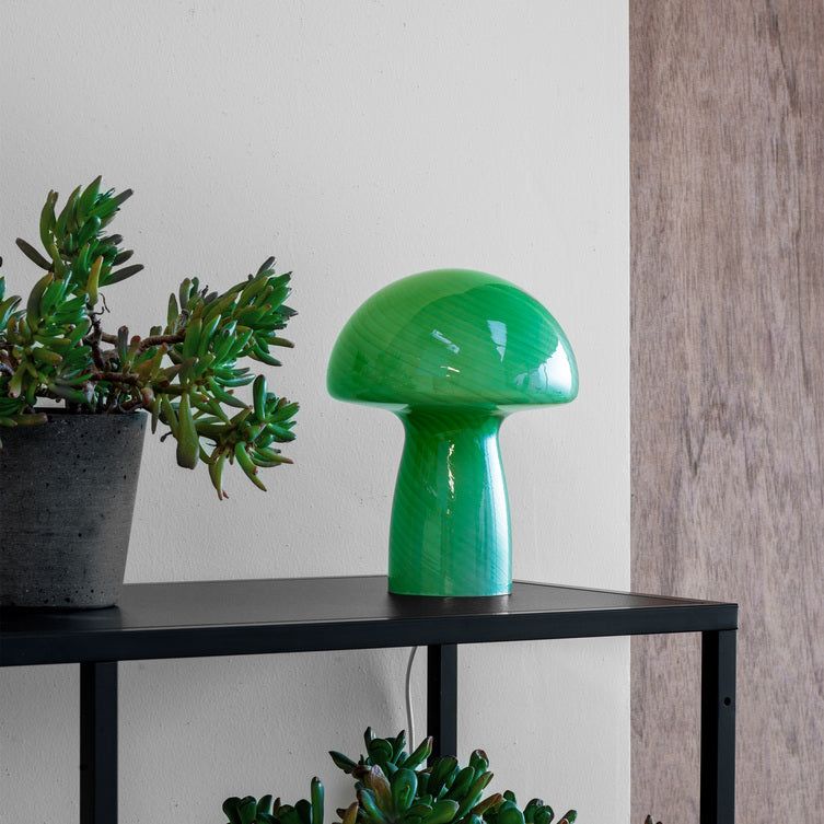 Lampe Champignon Jenny H.23 cm - vert