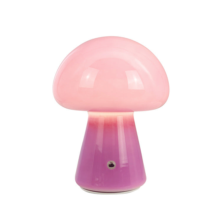 Lampe Champignon sans fil H.21 cm - purple