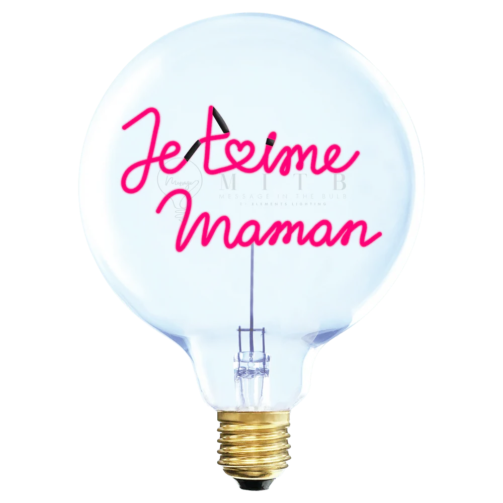 Ampoule Je t'aime maman
