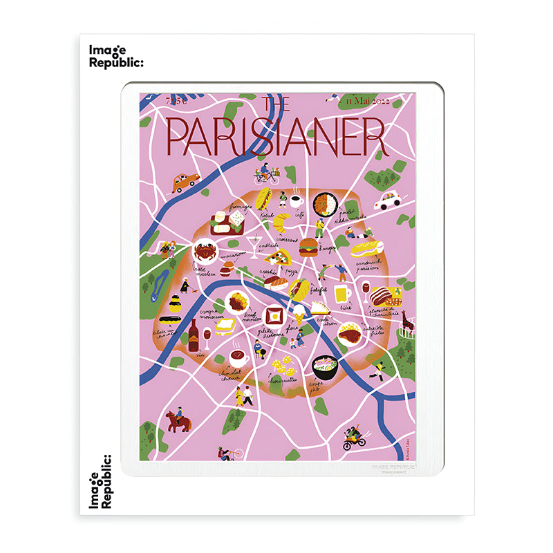 Affiche The Parisianer - Paris Map n°72