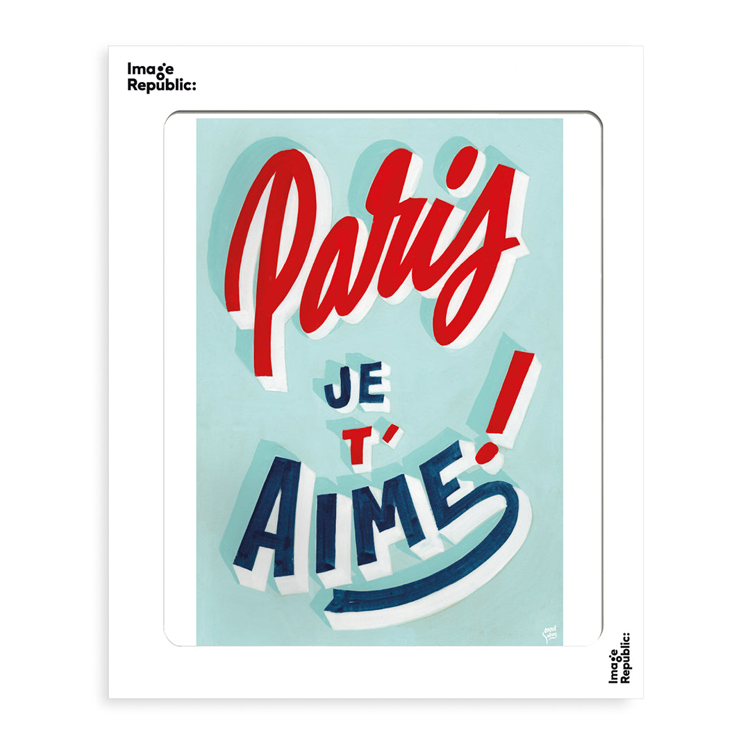 Affiche Frères Toqué - Paris je t'aime