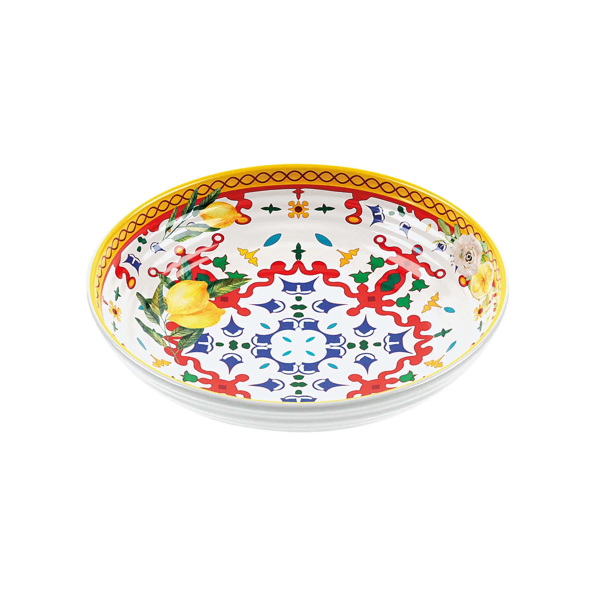Guzzini Assiette Creuse - Flower & Lemon