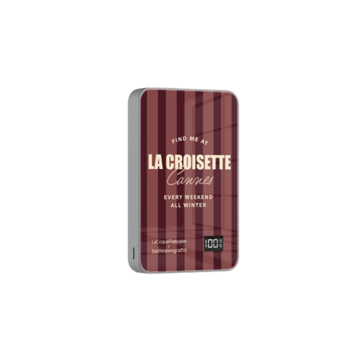 Batterie externe La Coque Française x Bathroom Graffiti