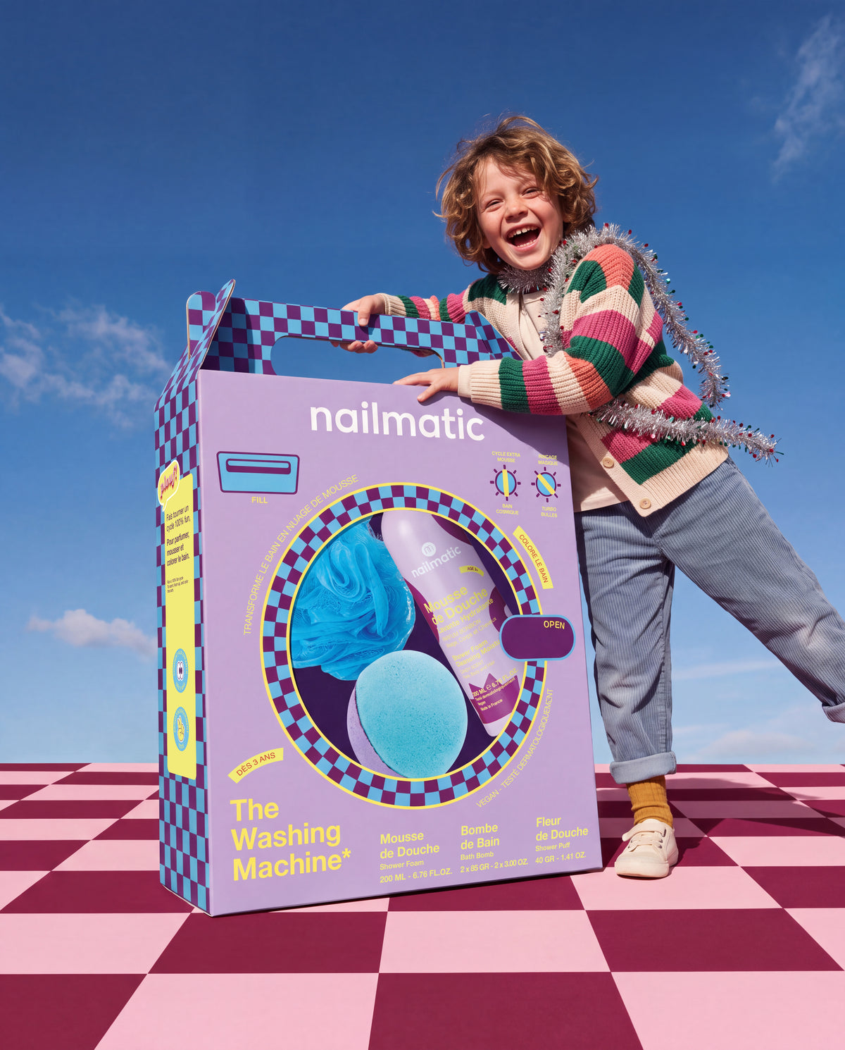 Coffret de bain - washing machine