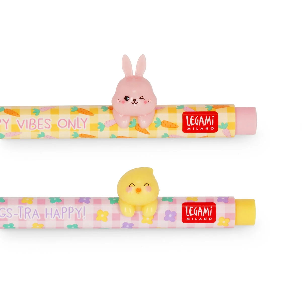 Legami Set de 2 stylos à encre gel - Hoppy Easter