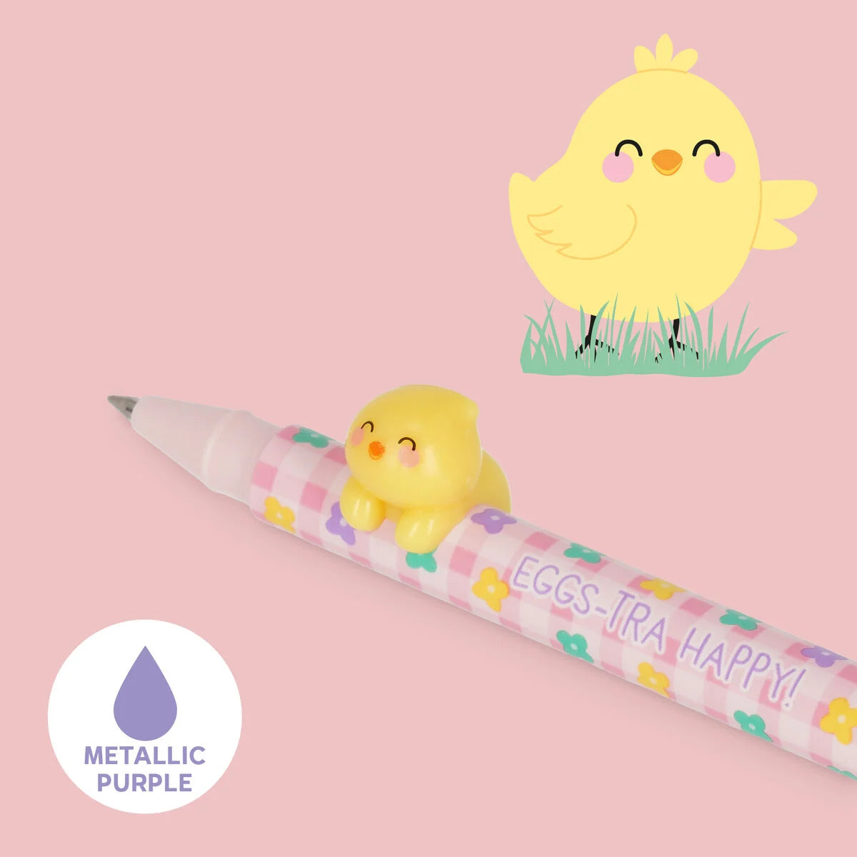 Legami Set de 2 stylos à encre gel - Hoppy Easter