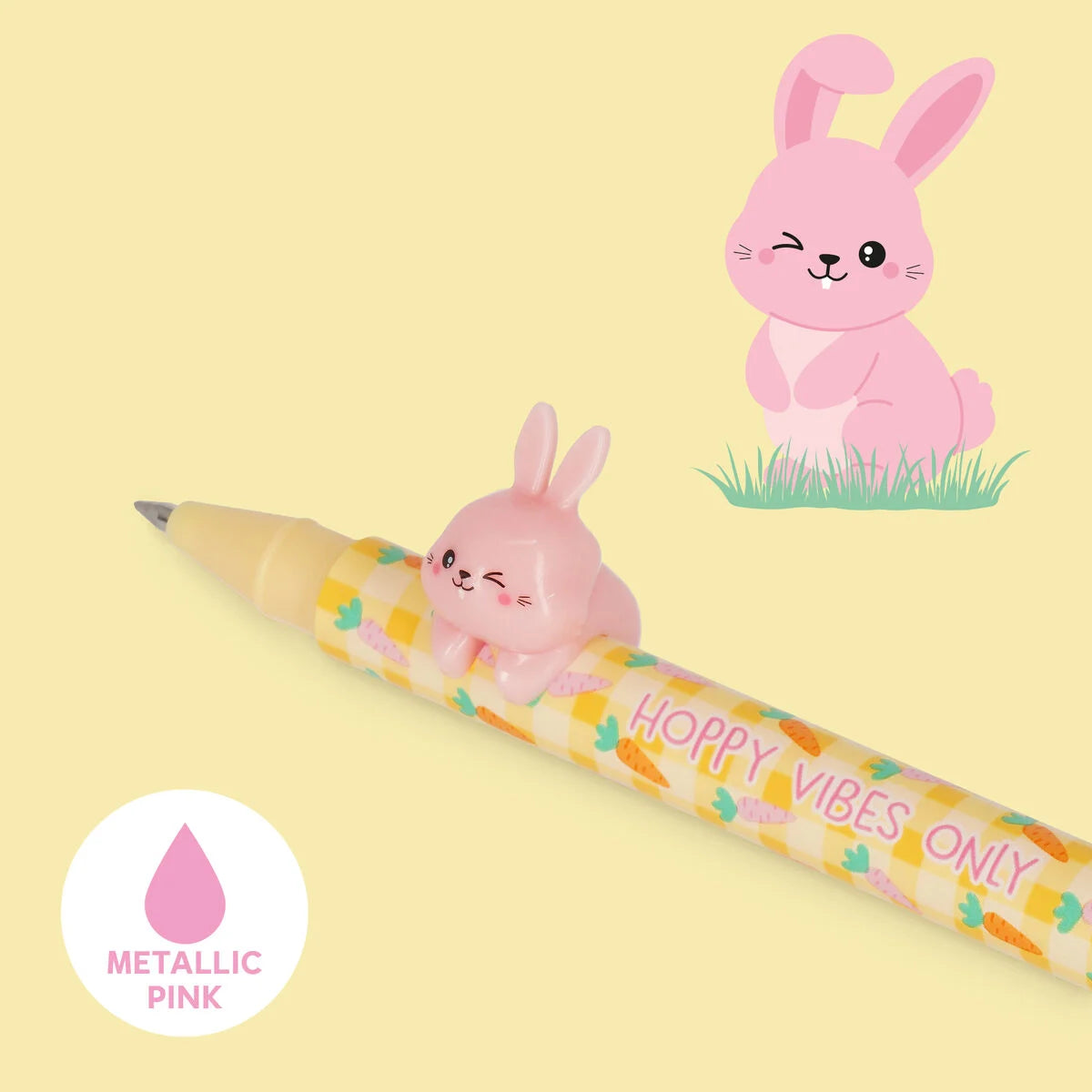 Legami Set de 2 stylos à encre gel - Hoppy Easter