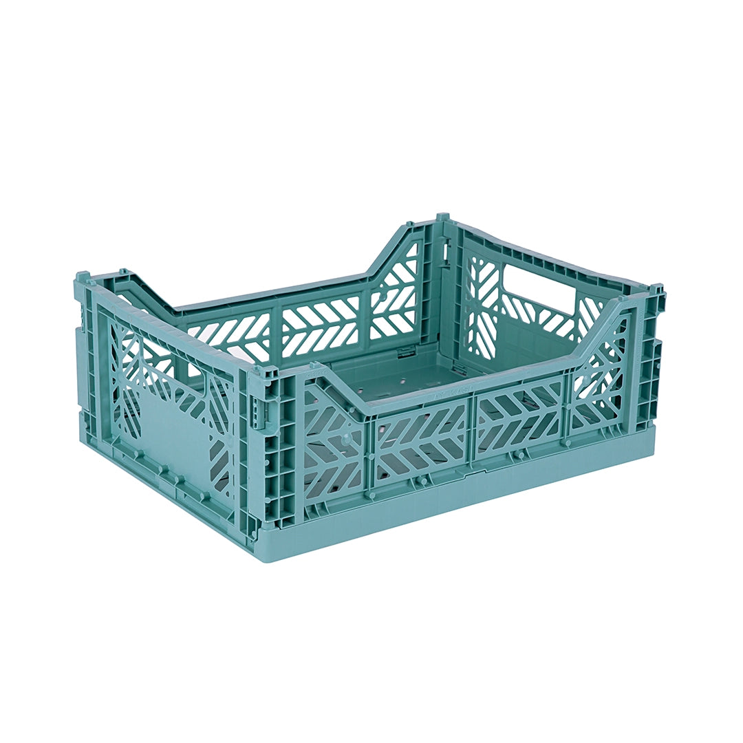 Caisse pliante taille medium - Teal