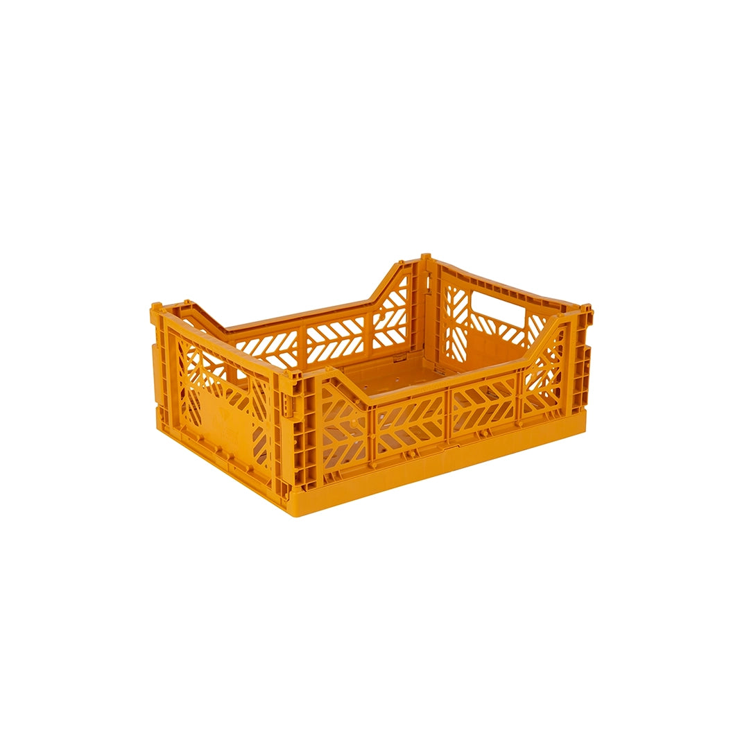 Caisse pliante taille mini - Mustard