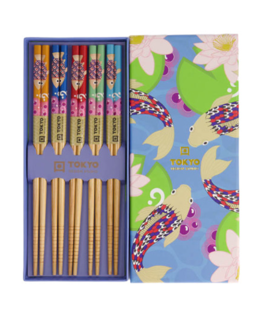 Coffret de 5 baguettes - blue Lotus