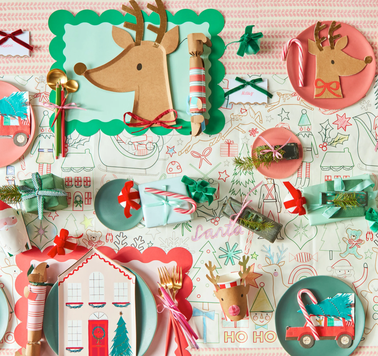 Serviette Reindeer - Voiture