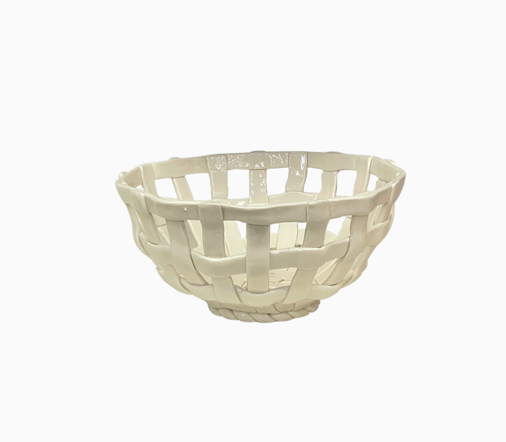 Panier céramique rond