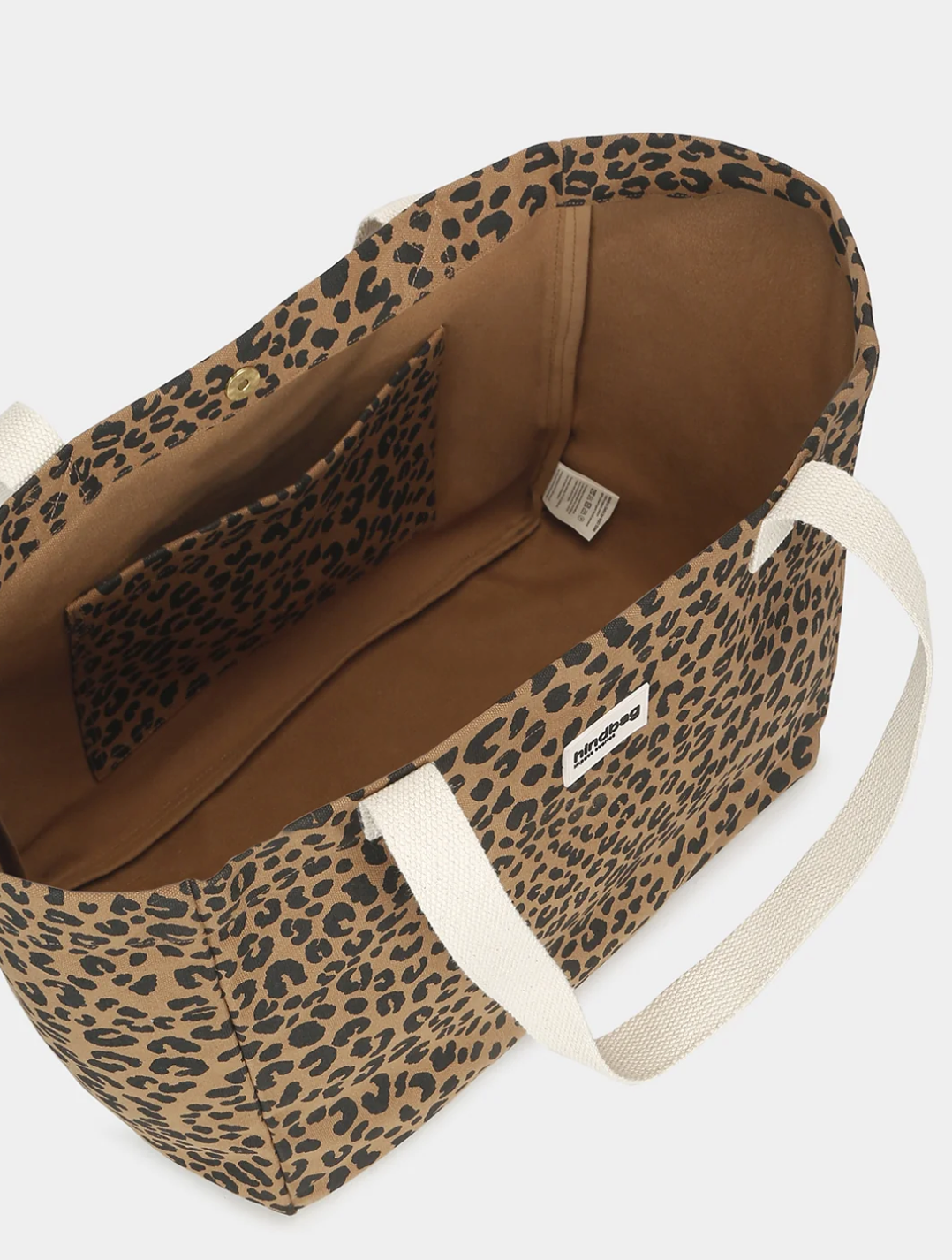 Sac Cabas Claude - Léopard cannelle