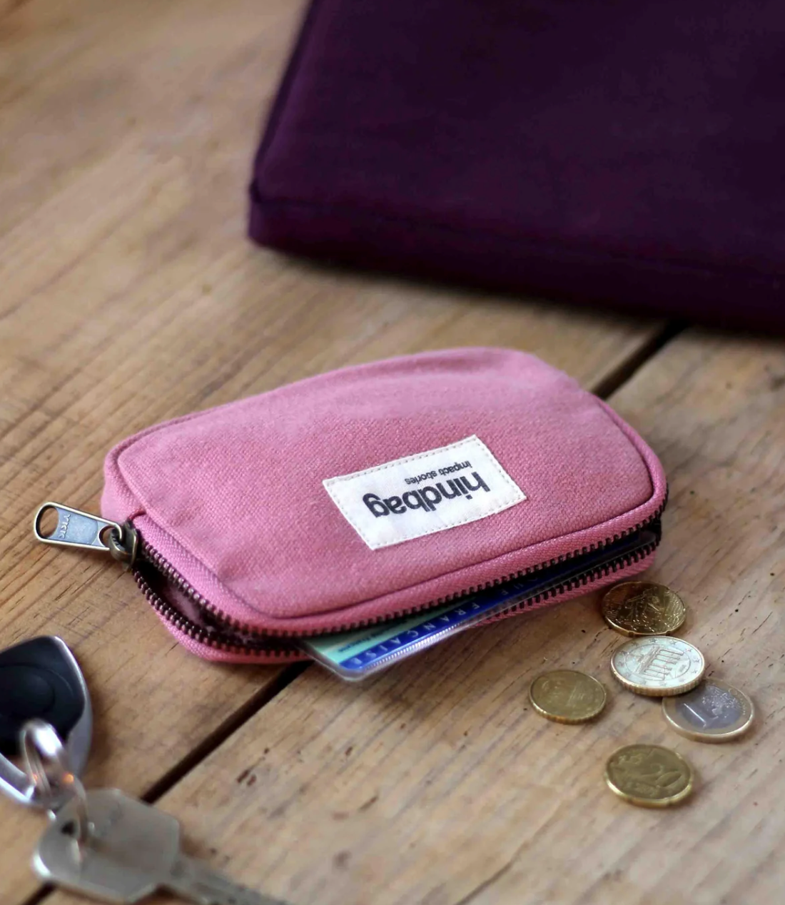 Petit porte-monnaie Lili - Rose Blush