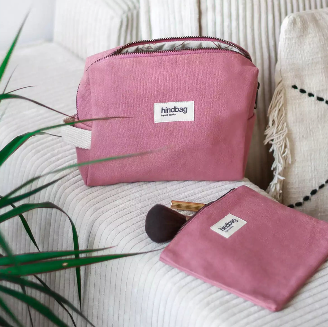 Trousse de toilette Léon - Rose blush