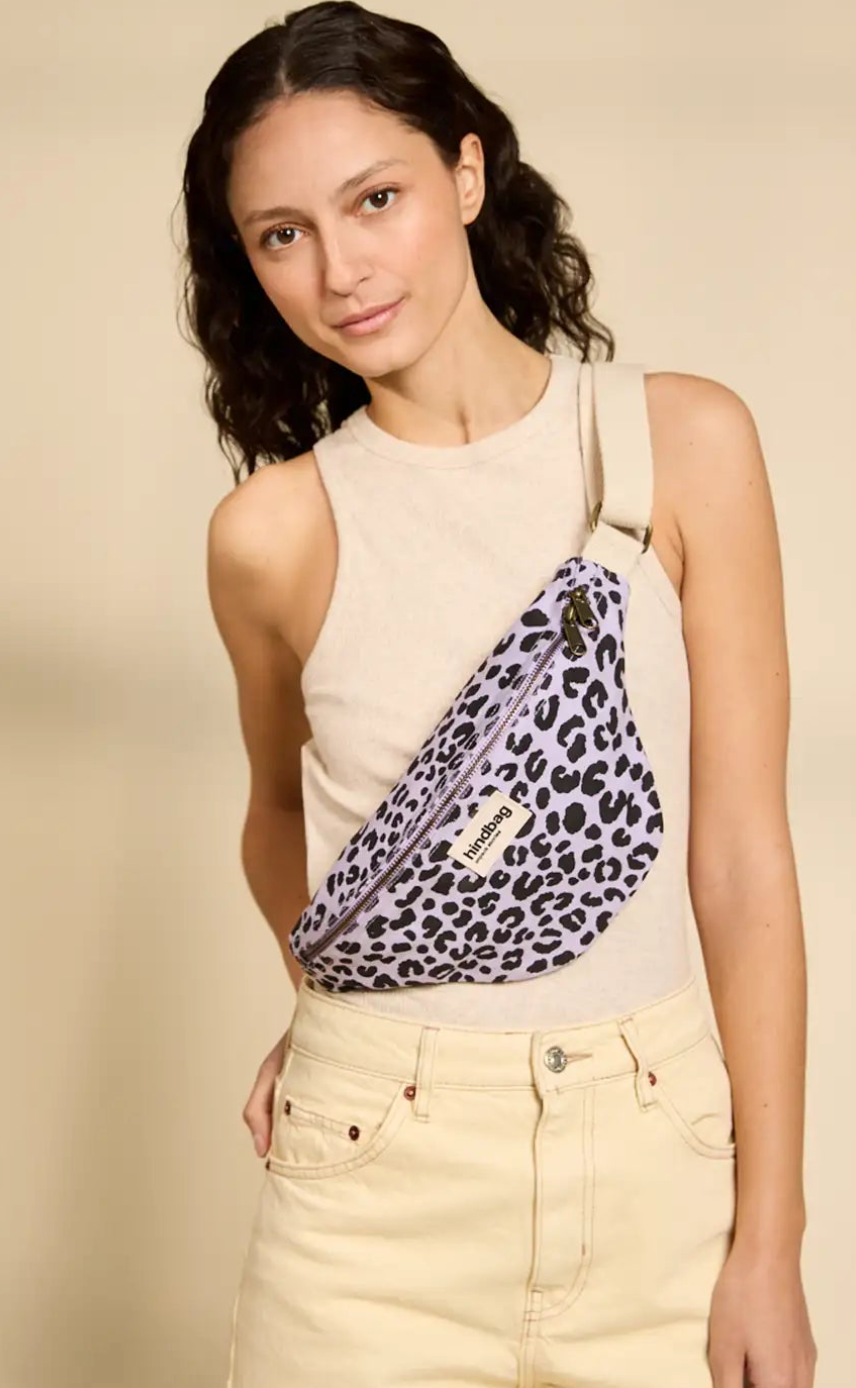 Sac banane Olivia - Léopard lilas