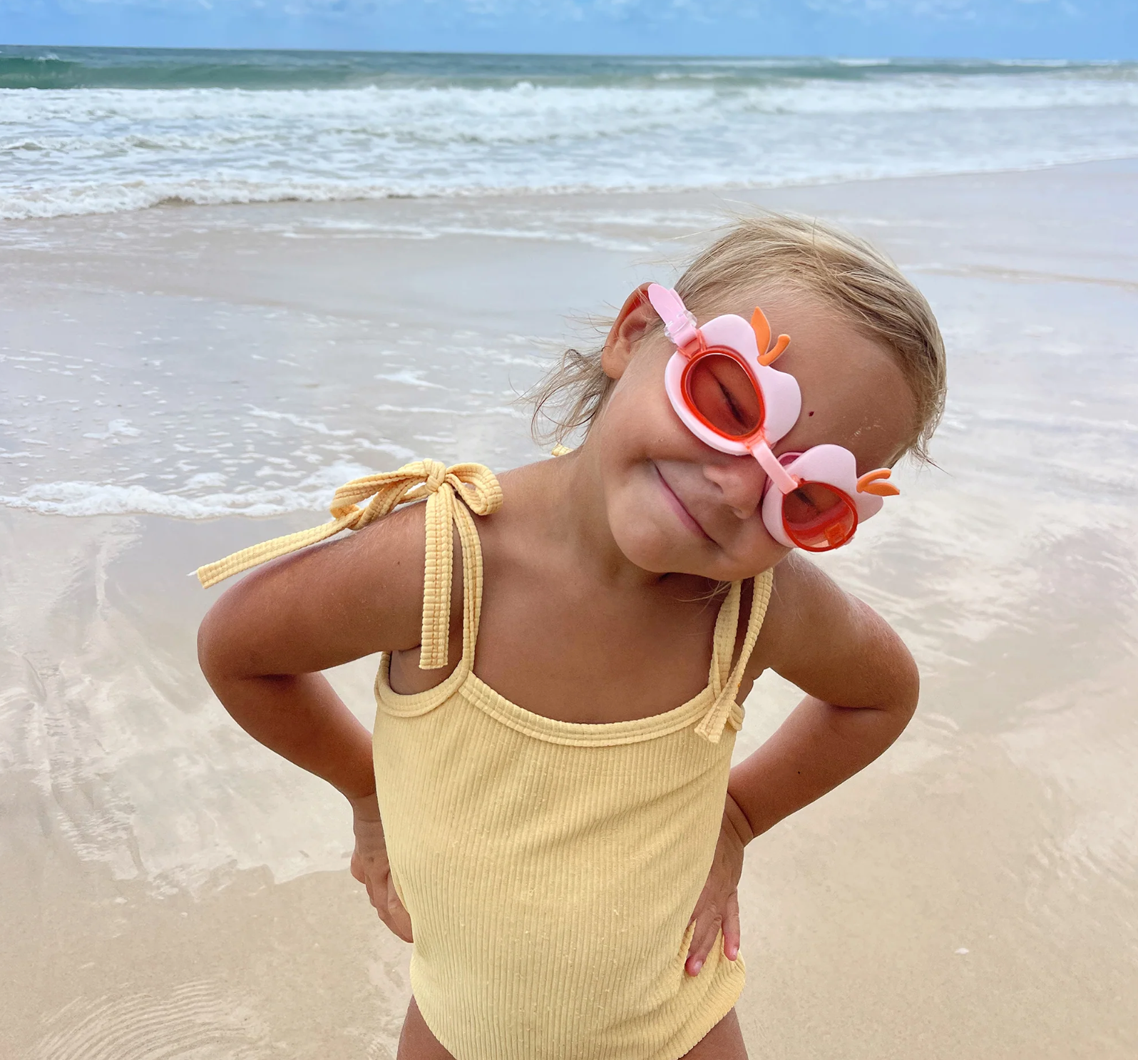 Sunnylife Lunettes de piscine enfant - Candy cherry