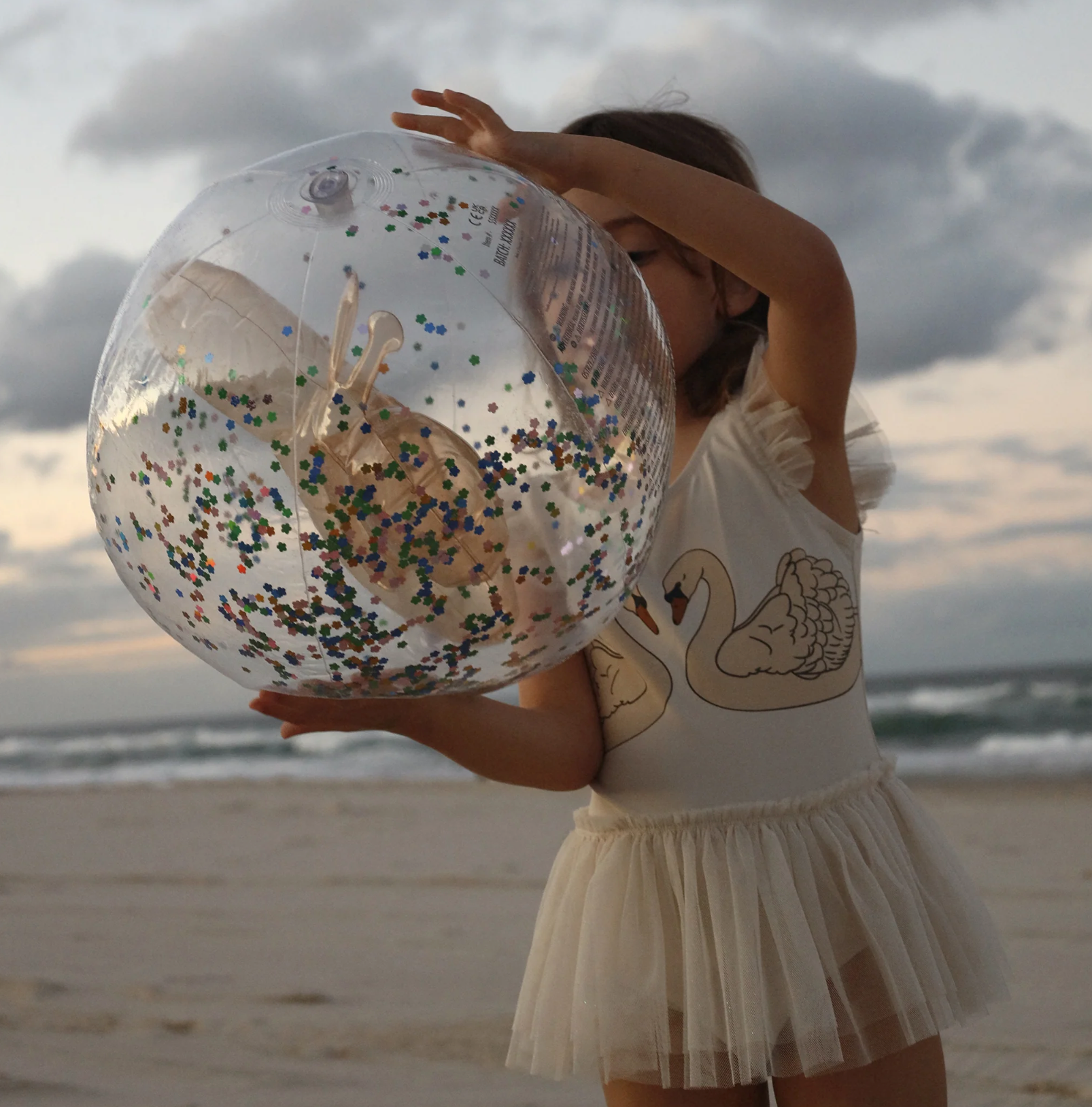 Sunnylife Ballon de plage gonflable 3D - candy glitter