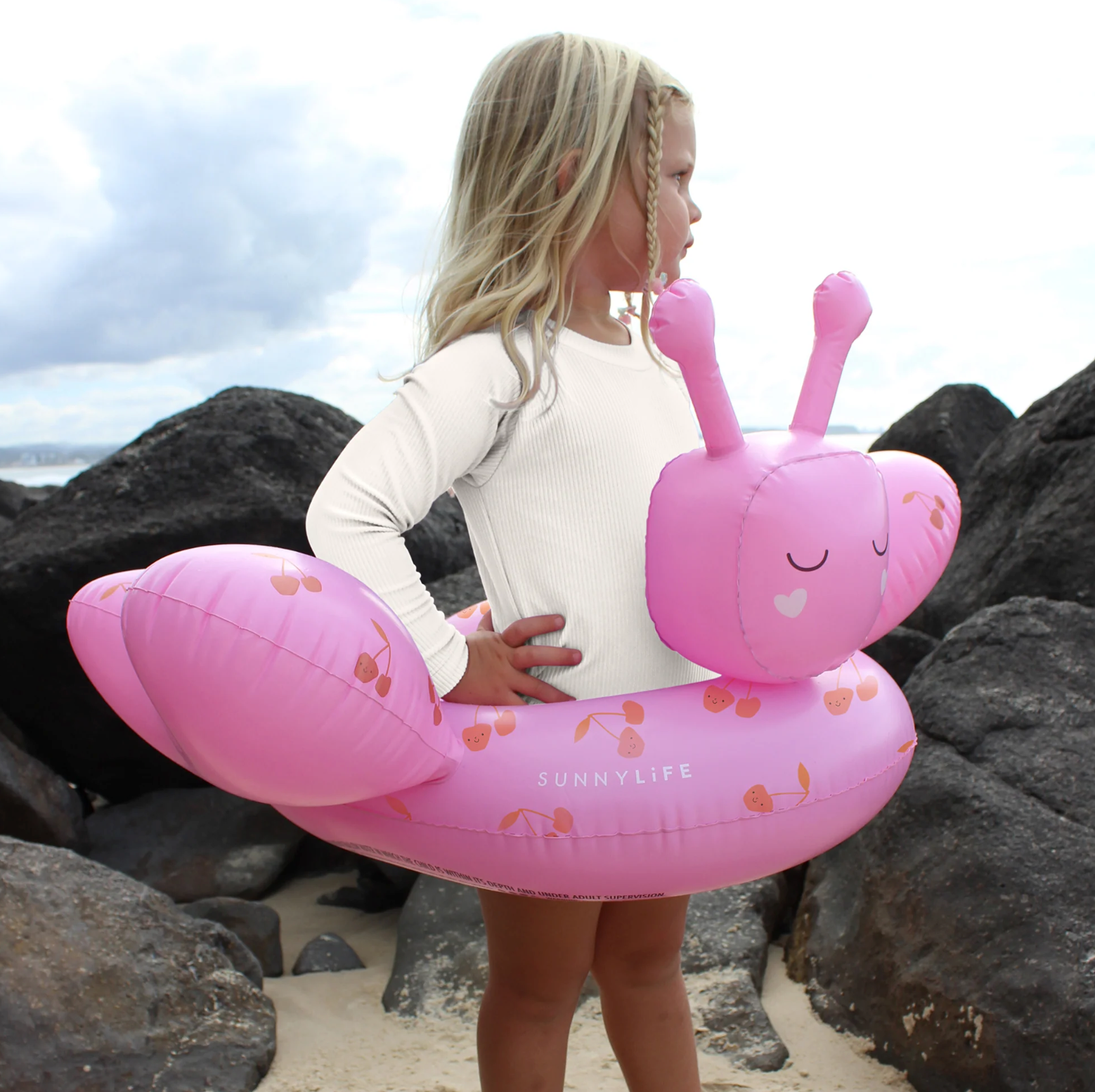 Sunnylife Bouée enfant - Candy cherry
