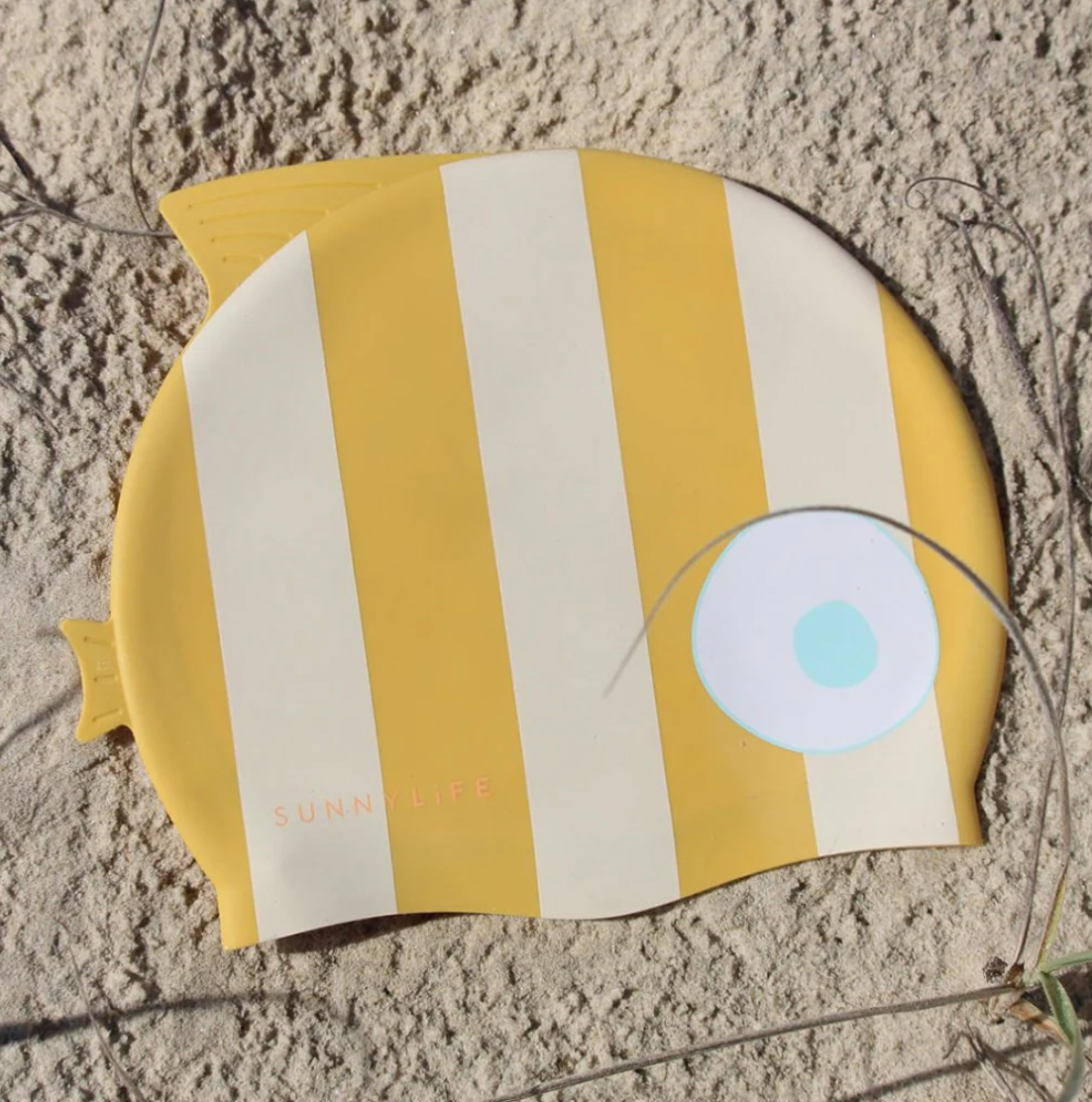 Sunnylife Bonnet de bain enfant - Finn the fish