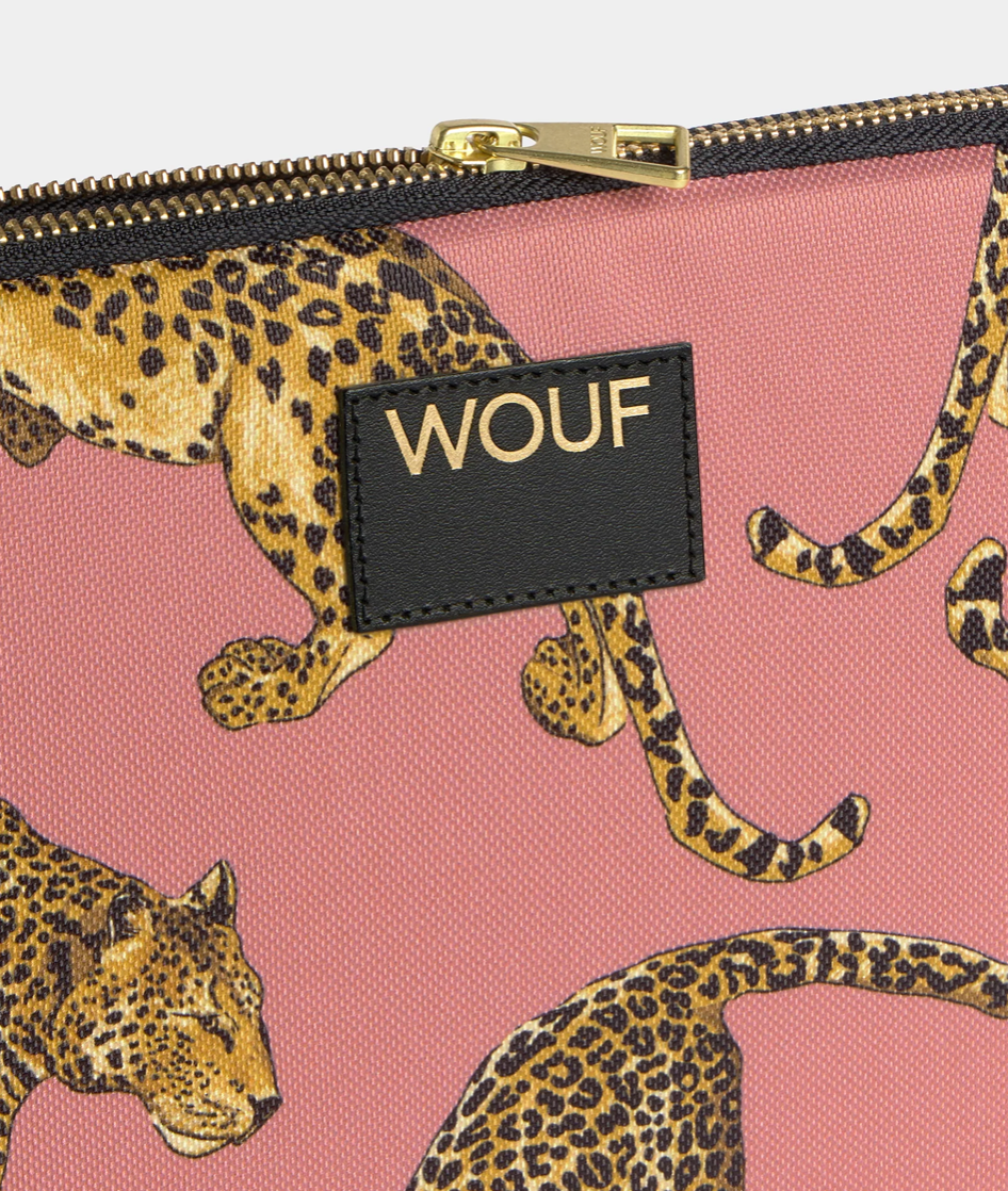 Wouf Housse Ordinateur 13''-14'' - Blush Leopard