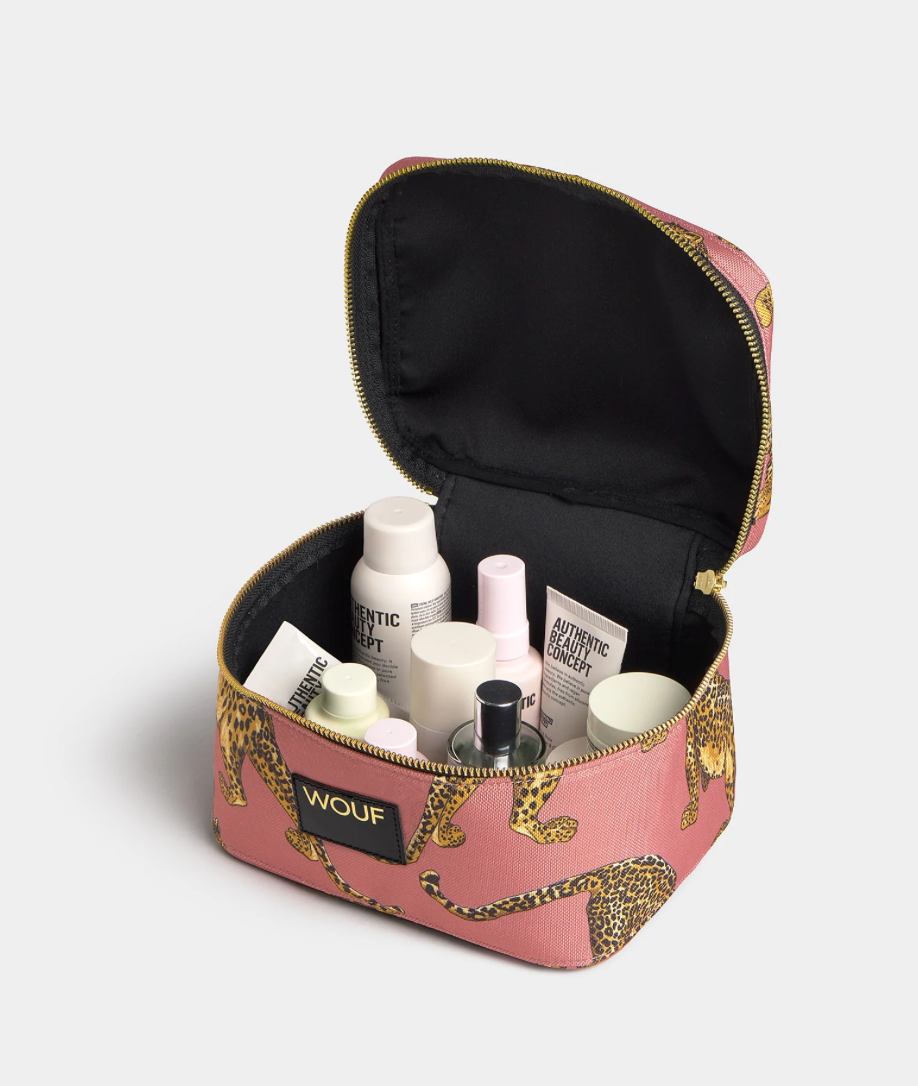 WOUF Vanity bag - Blush Leopard