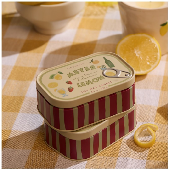 Bougie parfumée Bistro Tin - Meyer lemon